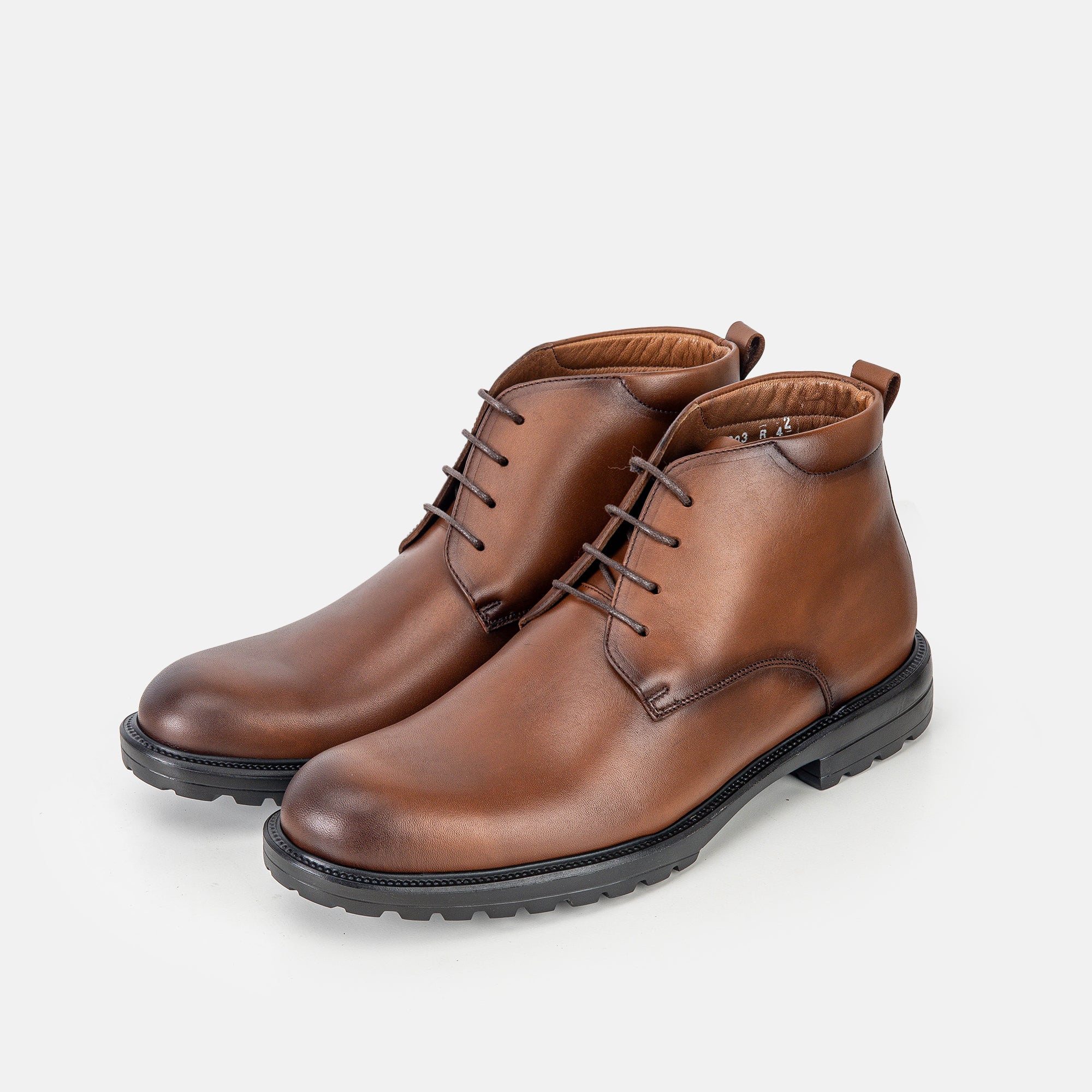 Volzak 5303 Vintage Brown Leather Ankle Boot