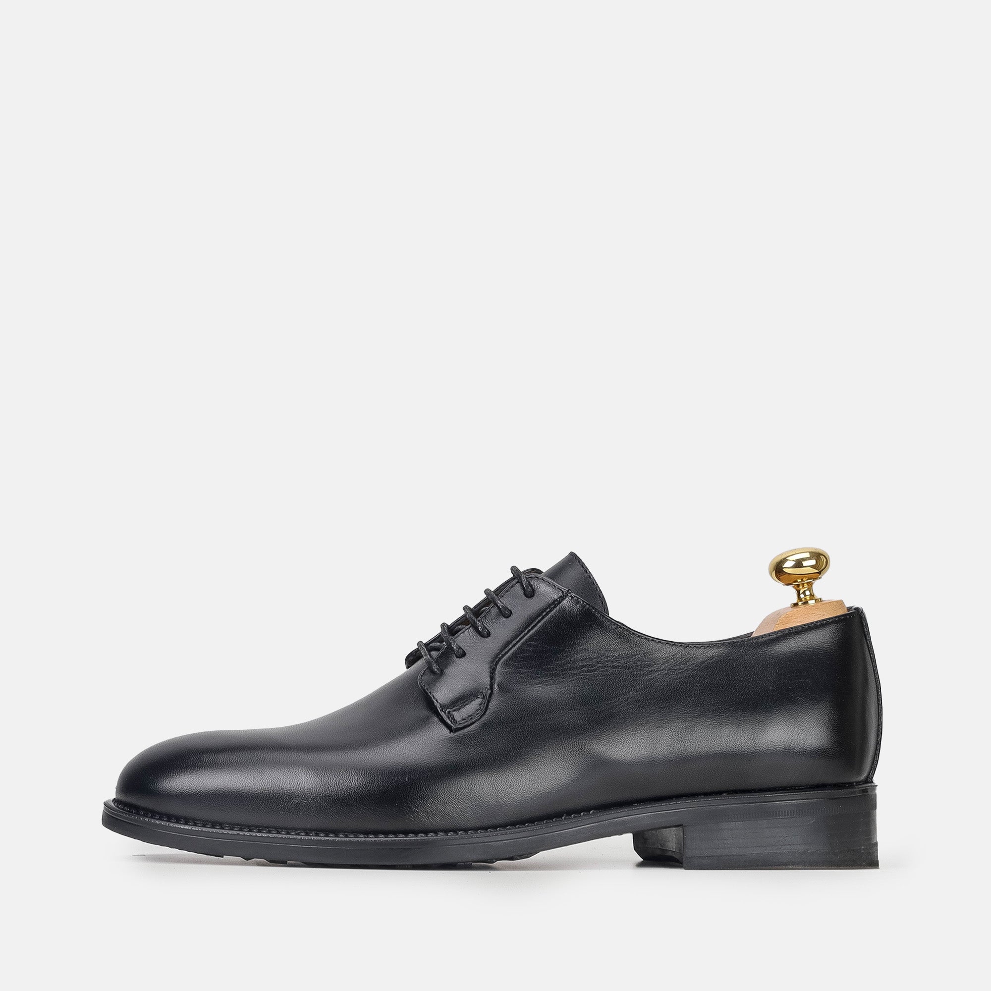 Volzak 2165 Black Leather Shoe