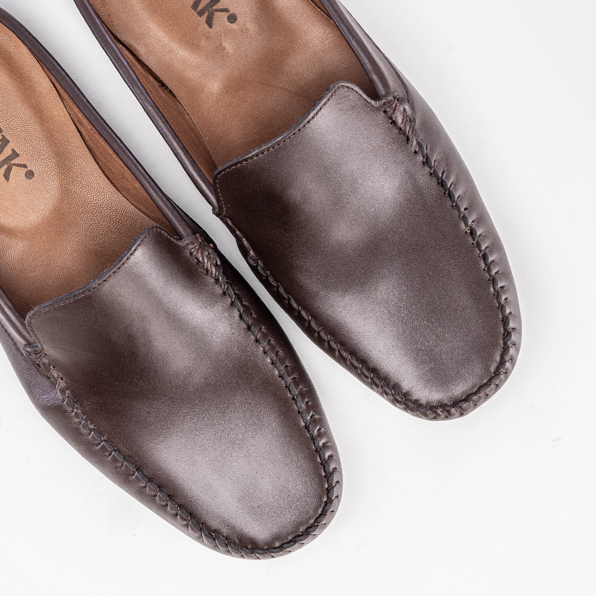 Volzak 5176 Brown Leather Mule
