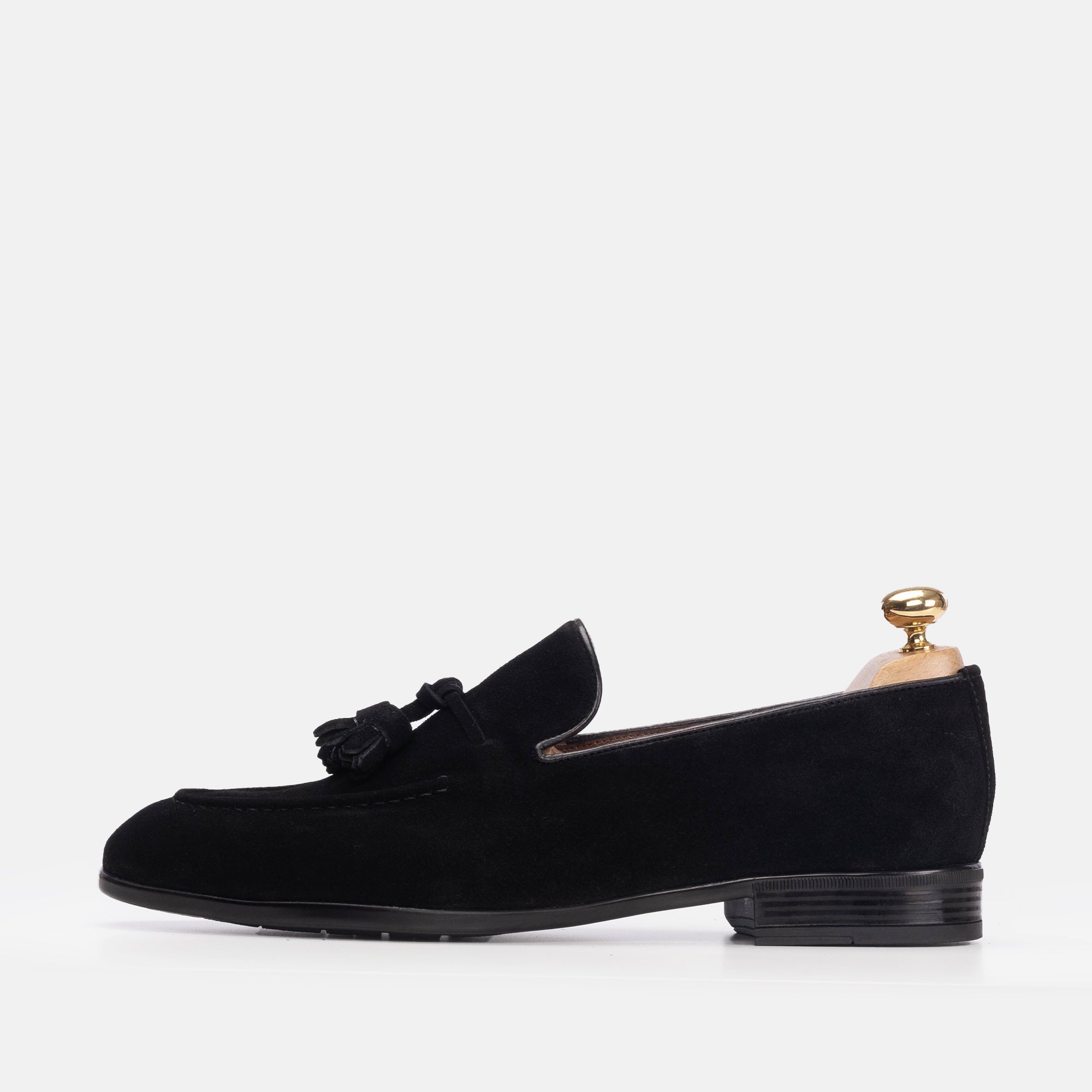 Volzak 5208 black suede shoe