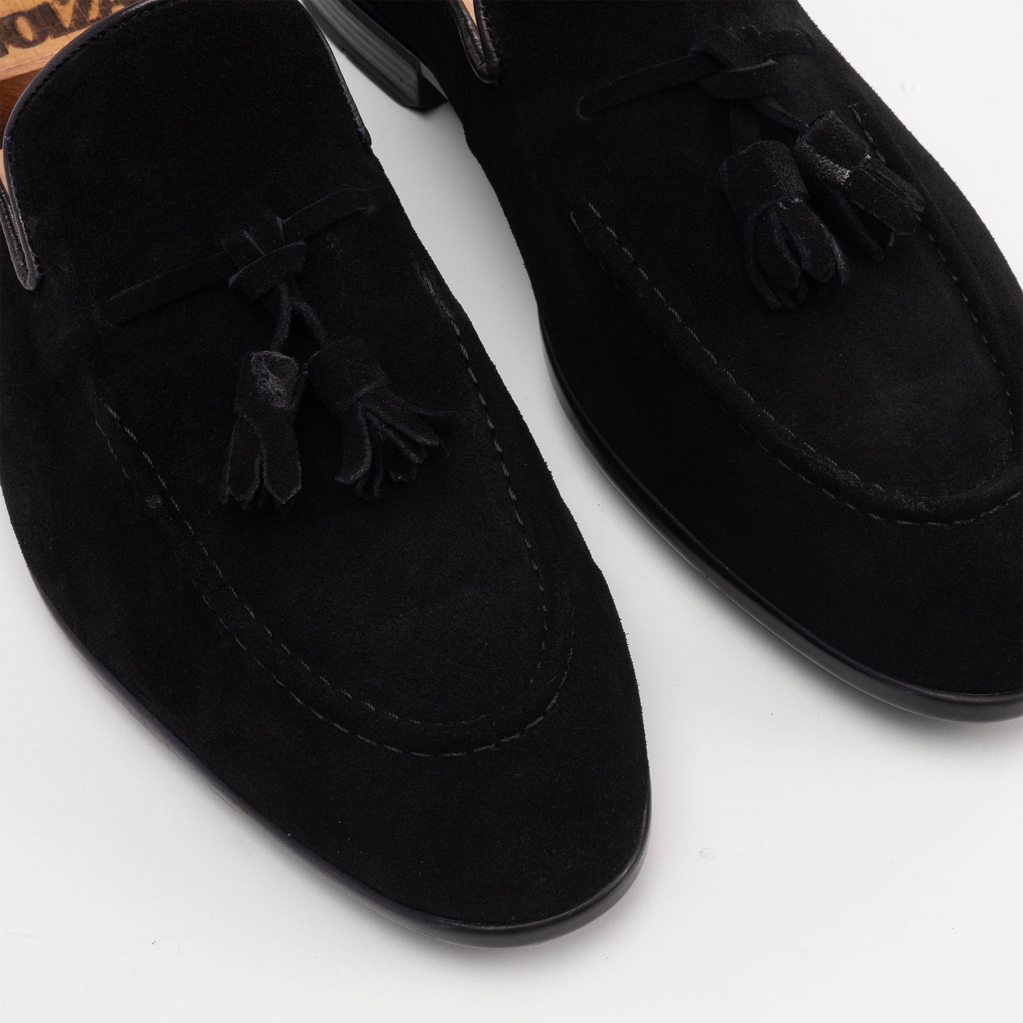 Volzak 5208 black suede shoe