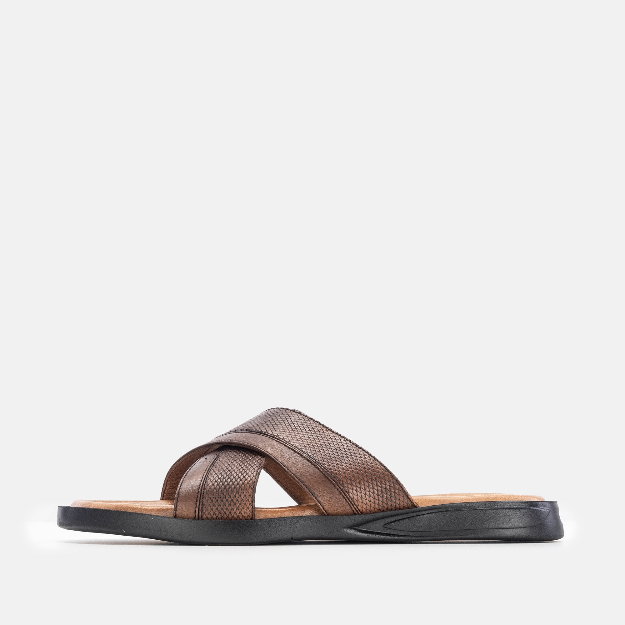 Volzak 5132 S Vintage Brown Leather Sandal