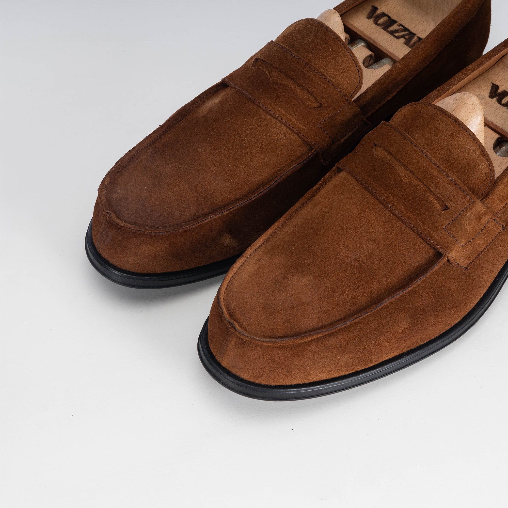 Volzak 5157 camel suede moccasin