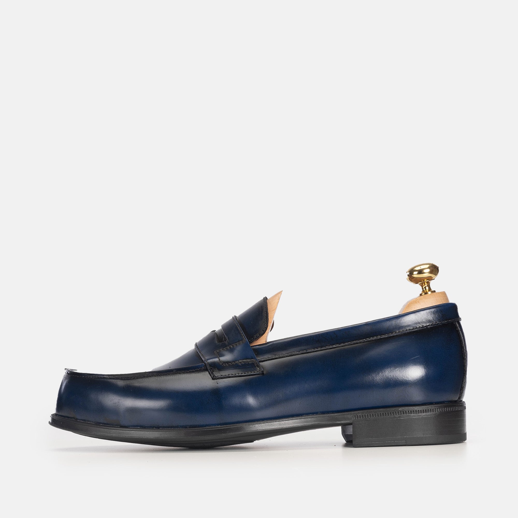 Volzak 5157 blue removable leather moccasin