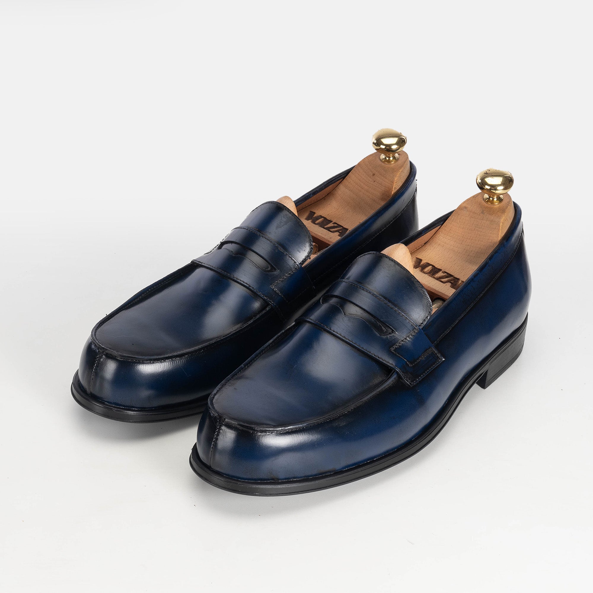 Volzak 5157 blue removable leather moccasin