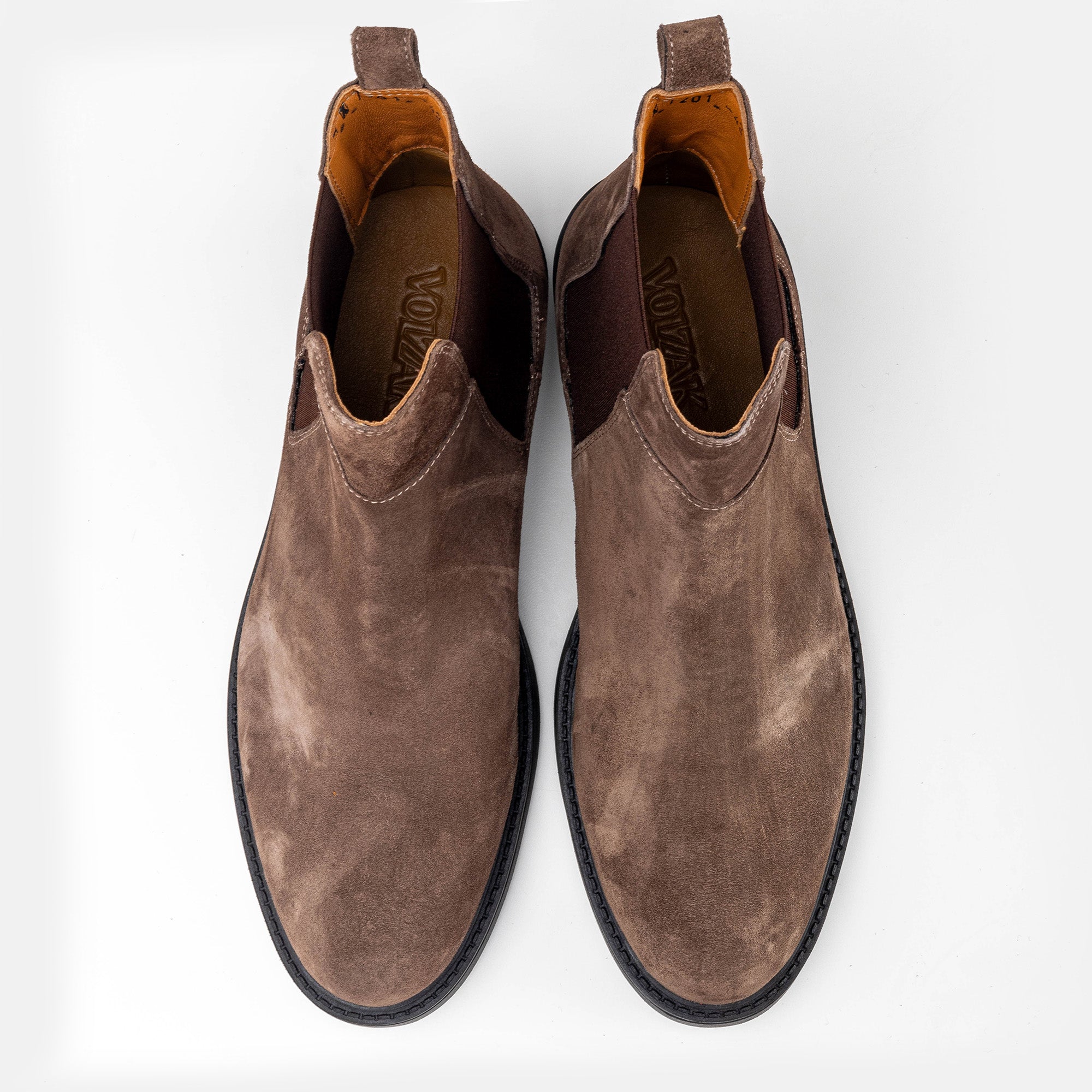 Volzak 7201 Taupe Suede Ankle Boot