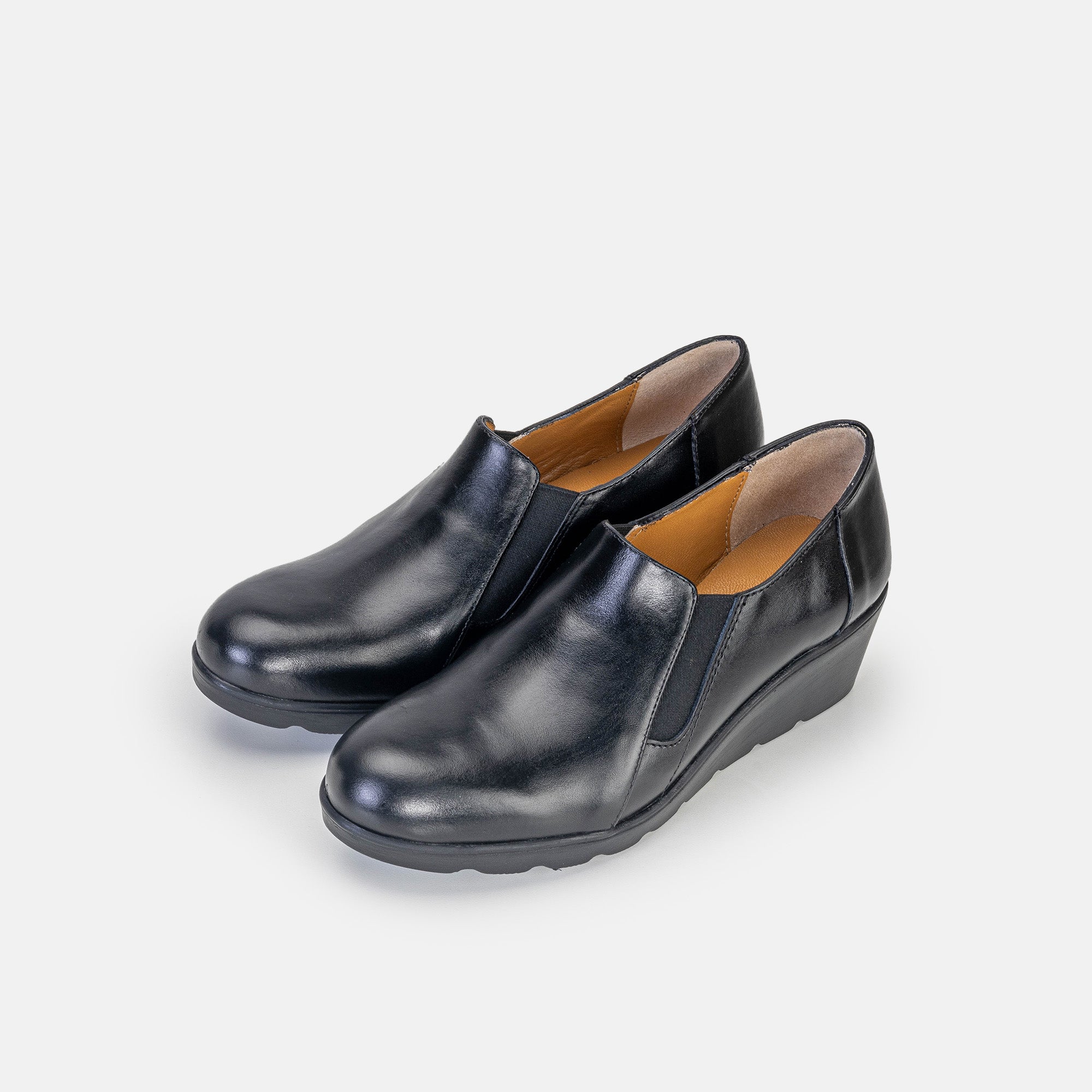 Volzak 2810 Black Leather Shoe