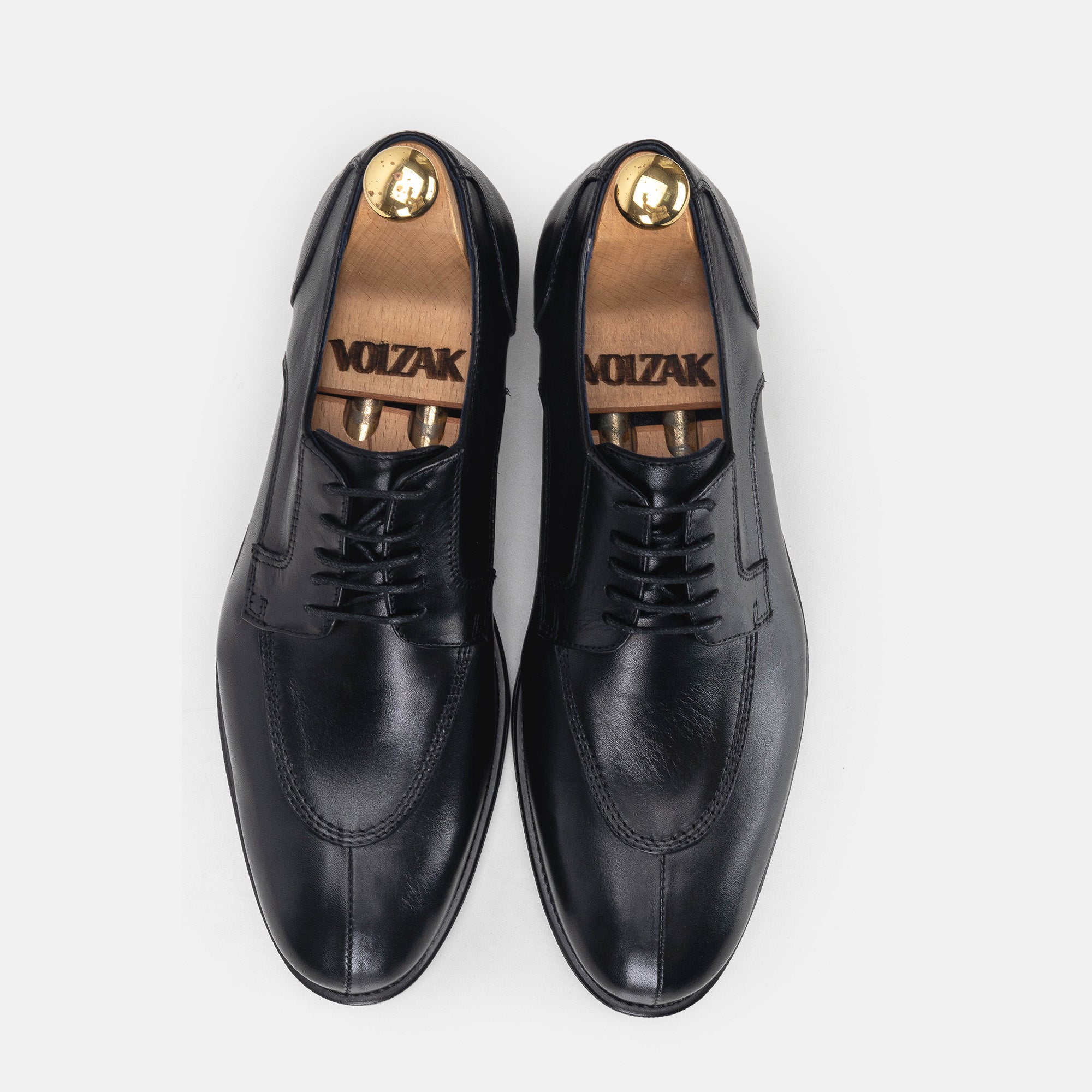 Volzak 0704 s Black Leather Shoe