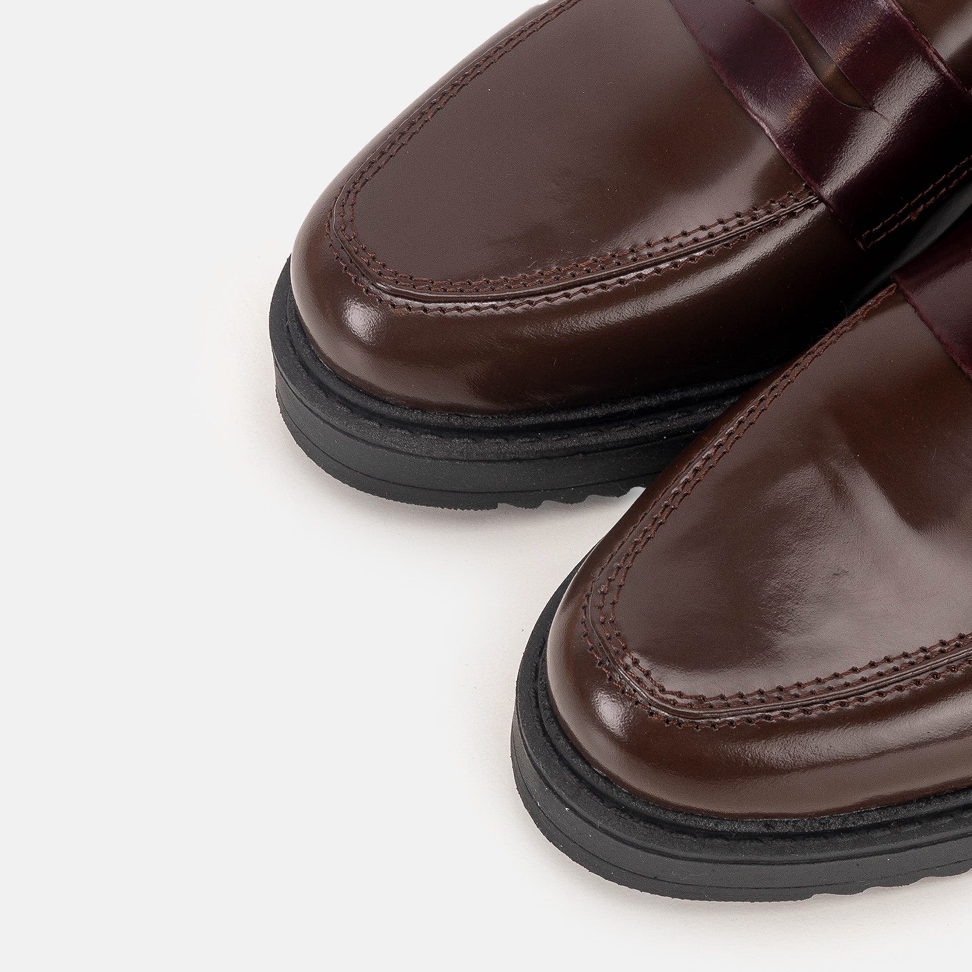 Volzak 0727 Brown Patent Leather Shoe