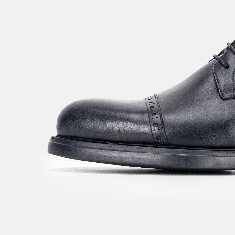 Volzak 5320 leather shoe Black