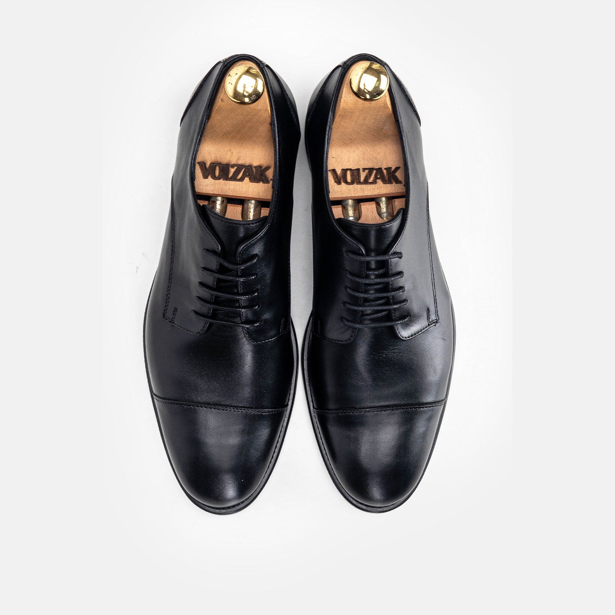 Volzak 6625 Black Leather Shoe