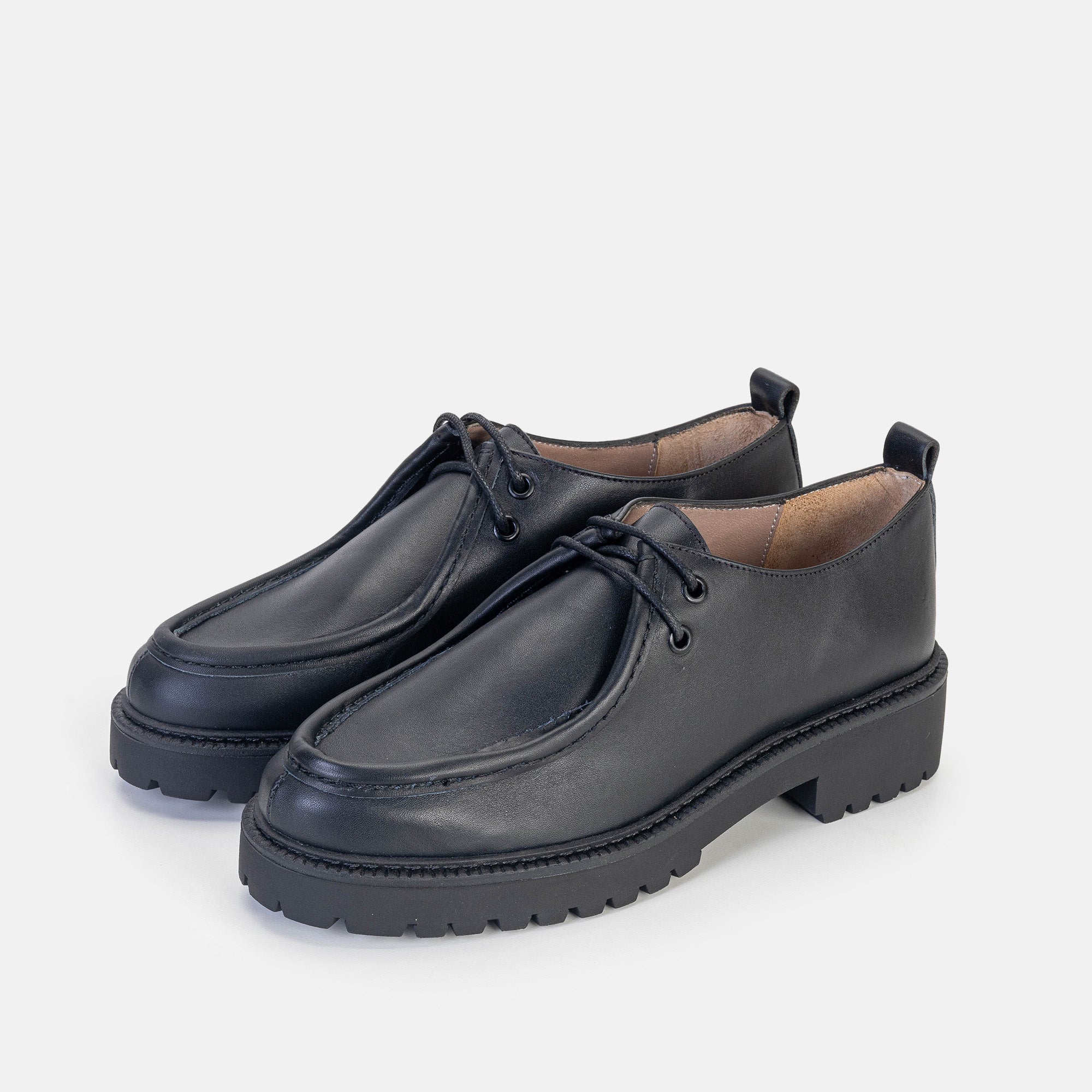 Volzak 121 Black Leather Shoe