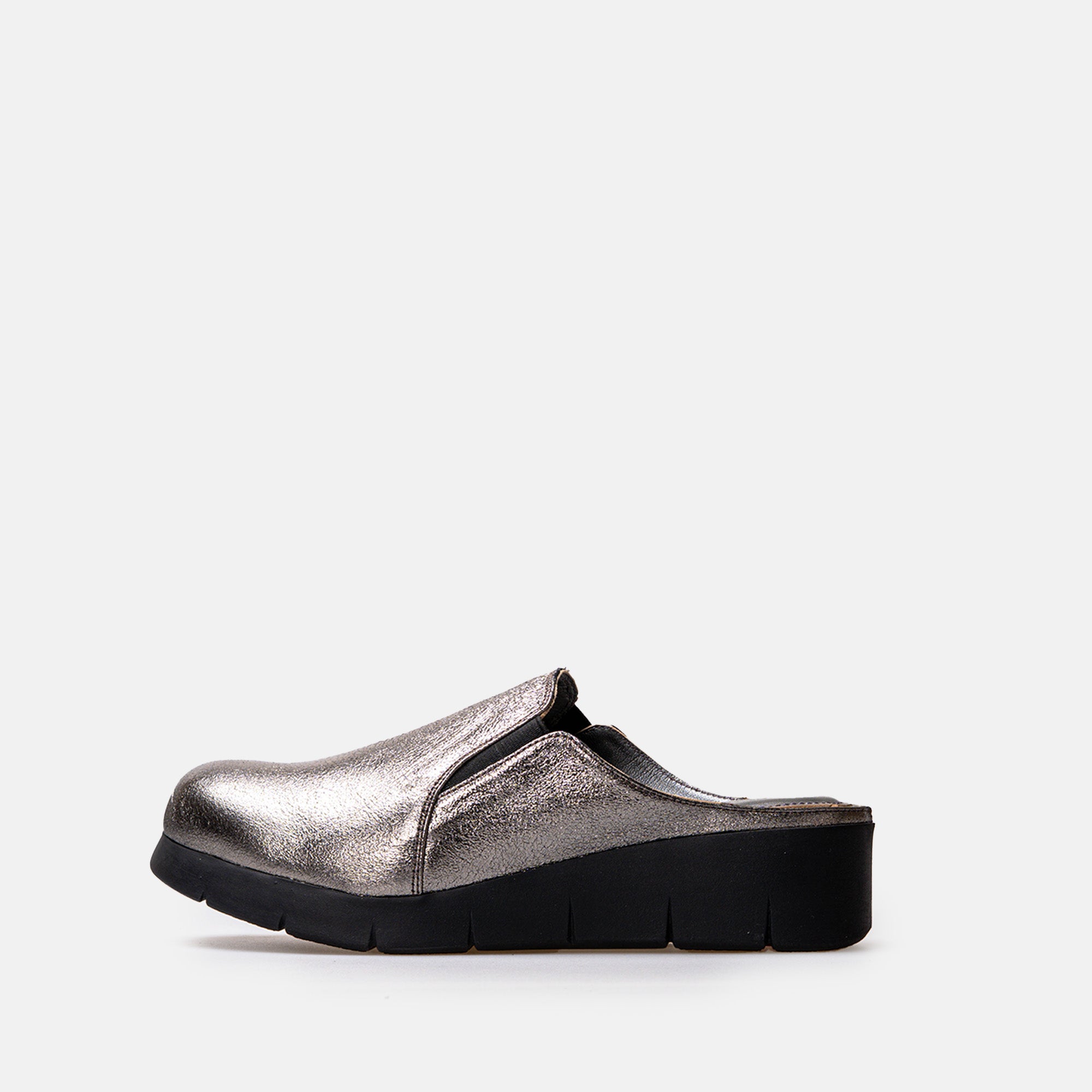 Volzak 06 Platinum Leather Clog