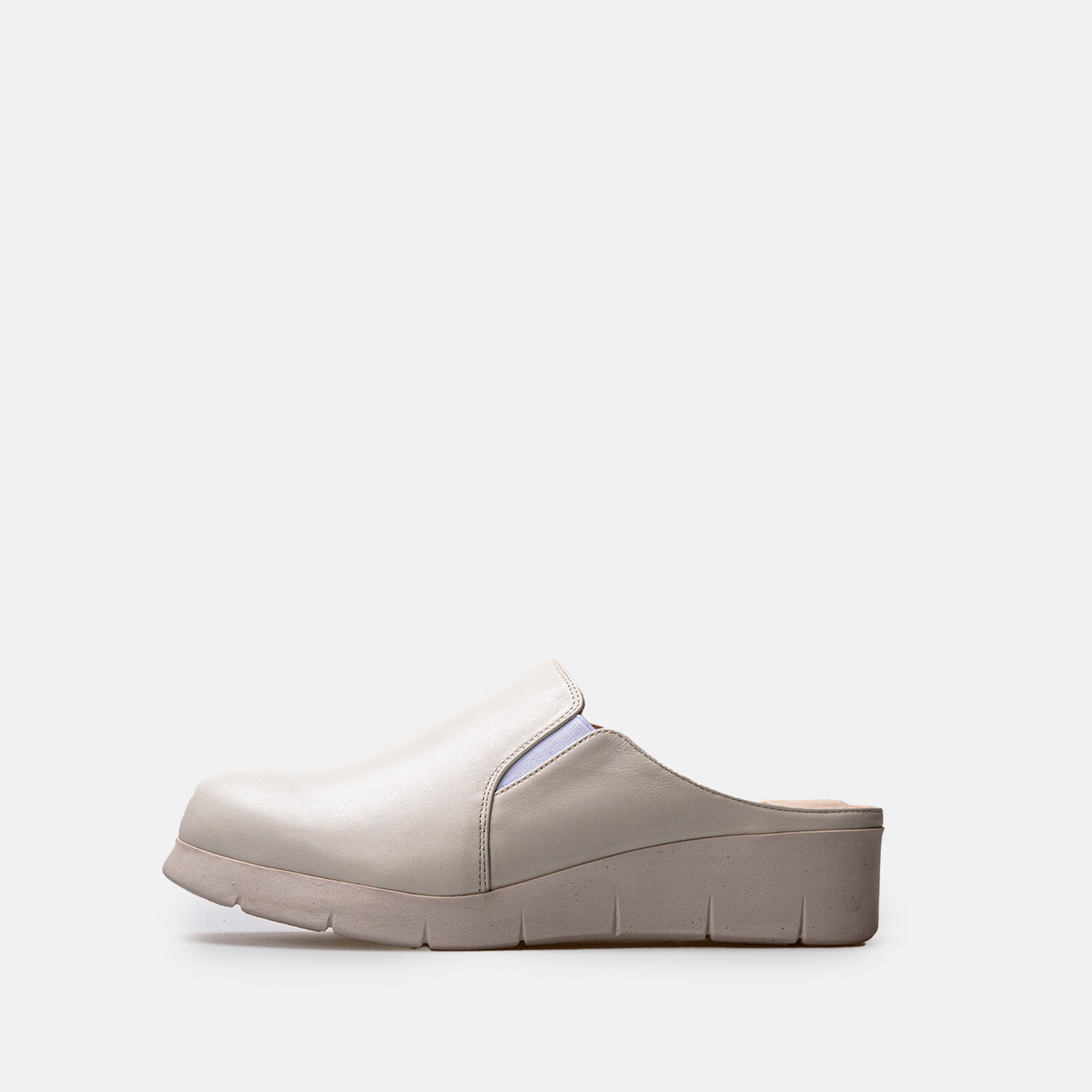 Volzak 06 Beige Leather Clog