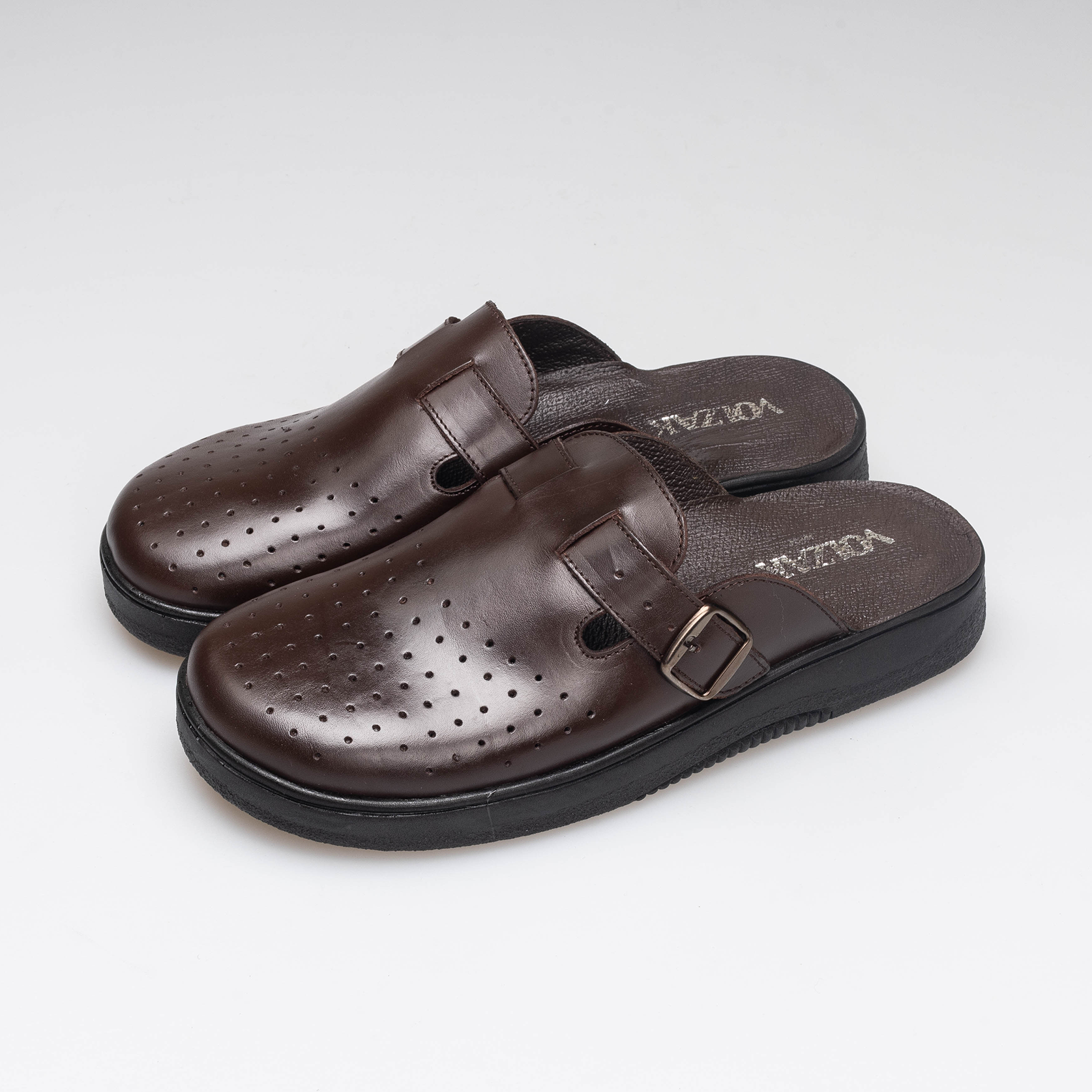 Volzak 5401 Brown Leather Clog