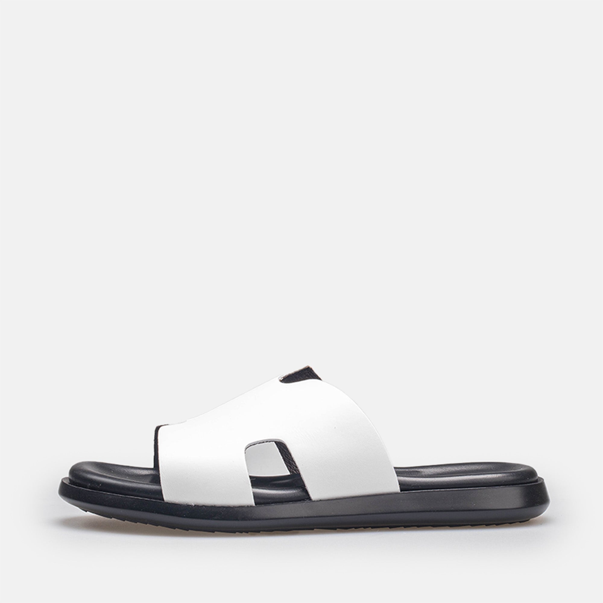 Volzak 5405 Leather Sandal White