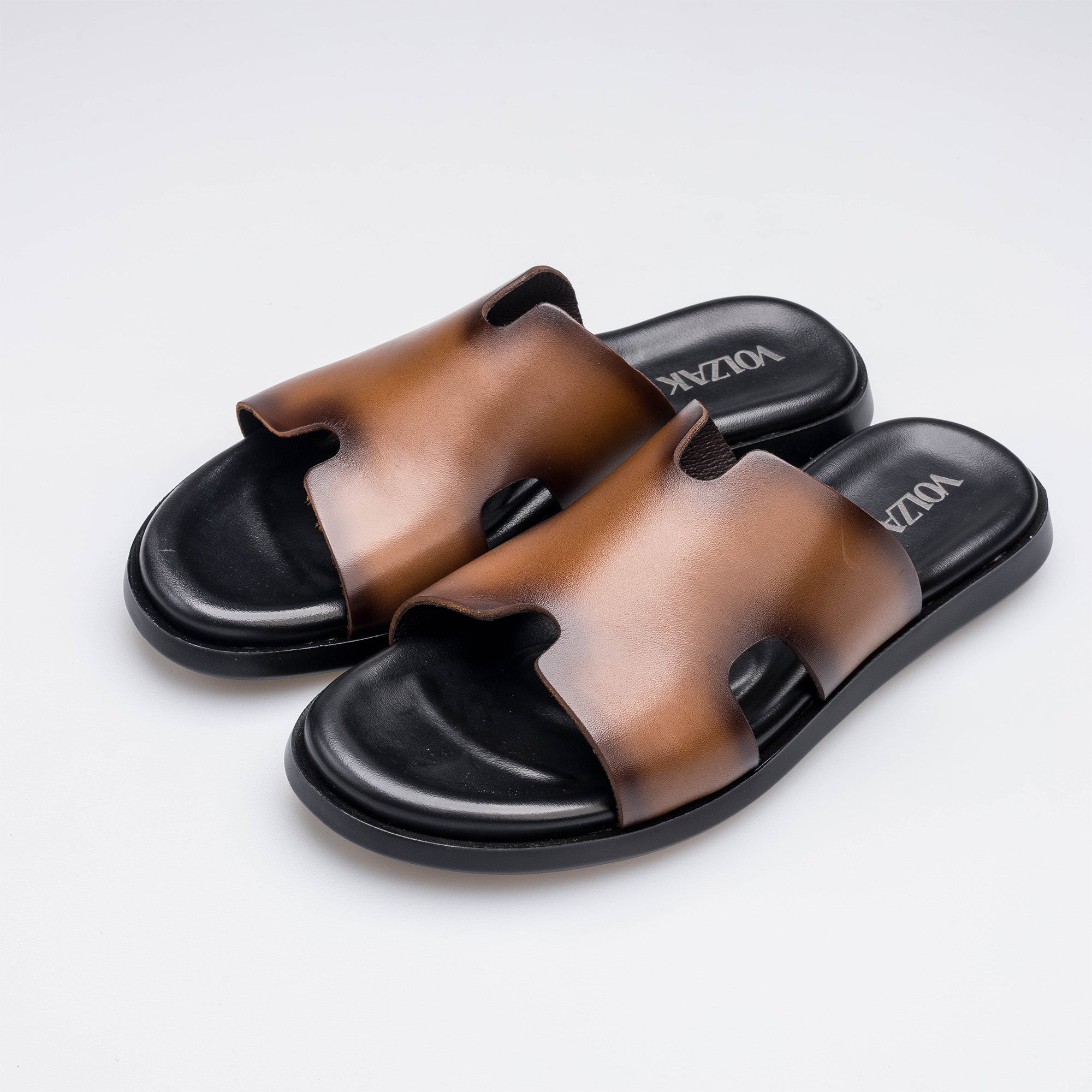 Volzak 5405 Vintage Brown Leather Sandal