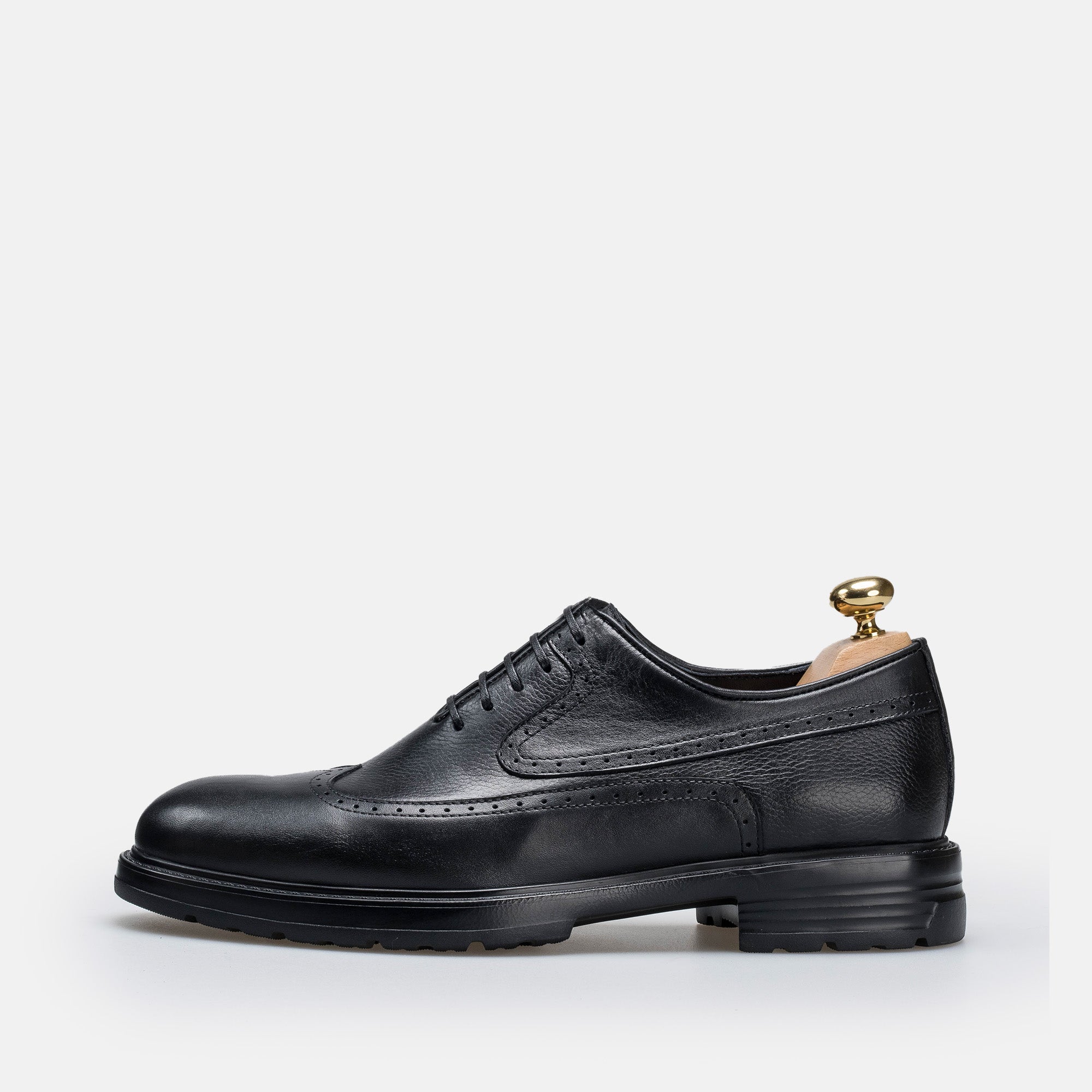 Volzak 314 Black Leather Shoe