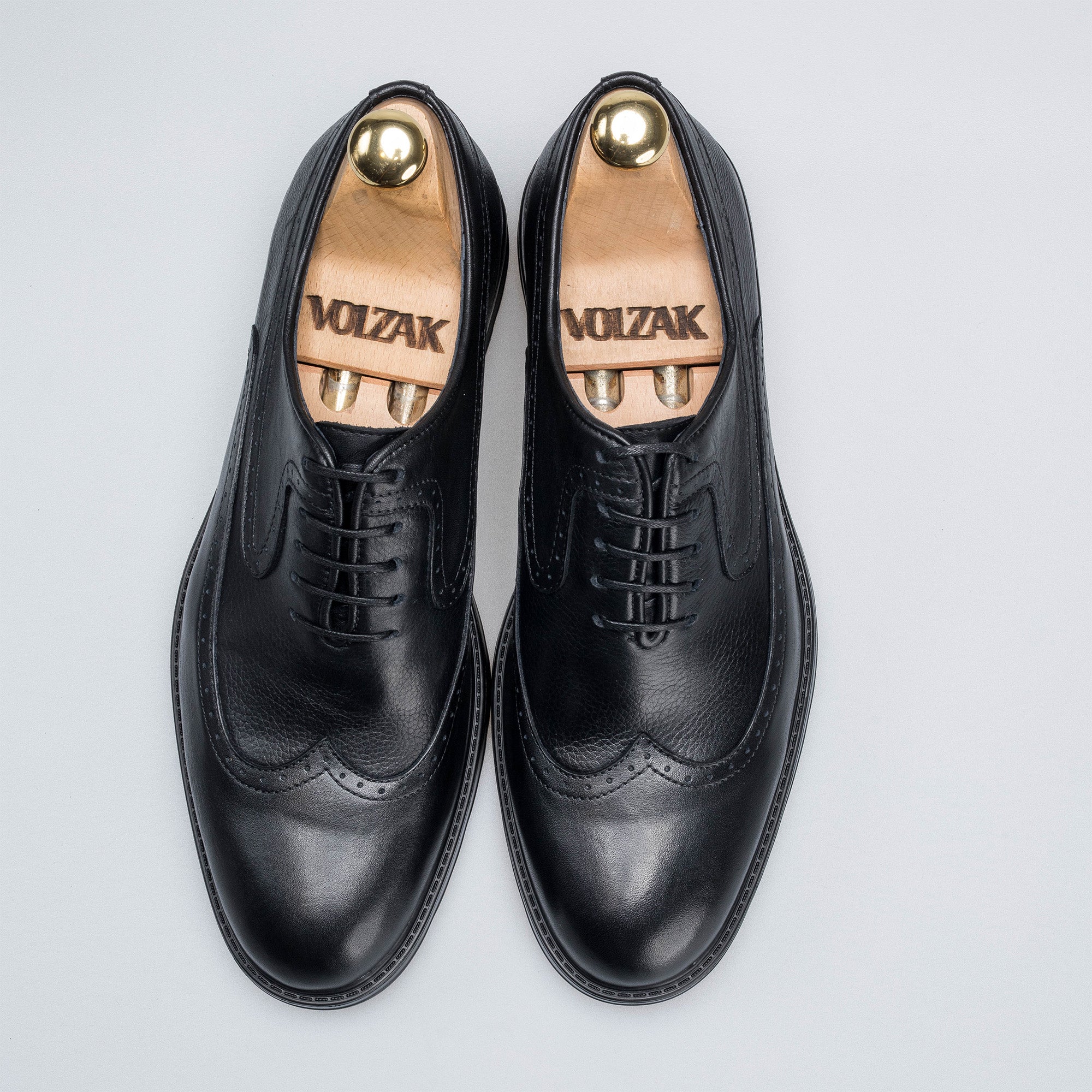 Volzak 314 Black Leather Shoe