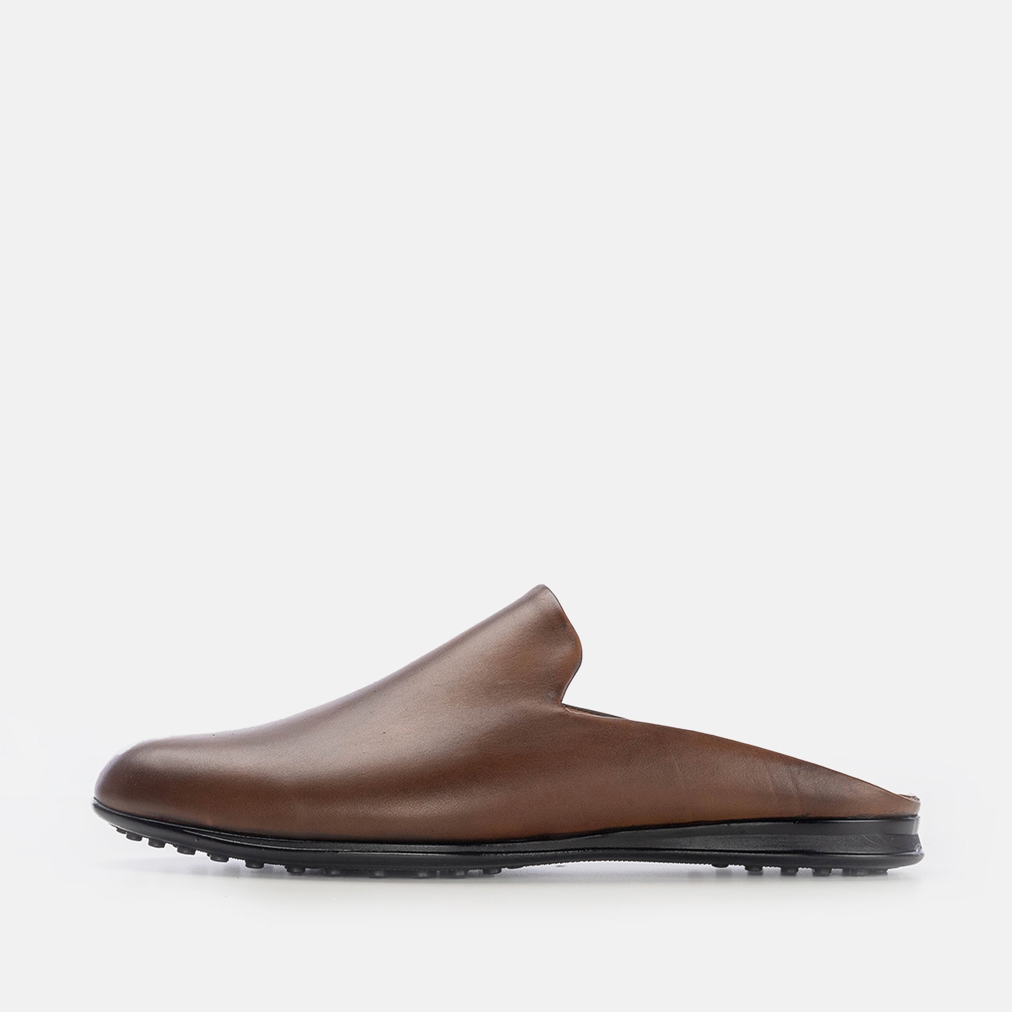 Volzak 5174 Vintage Brown Leather Mule