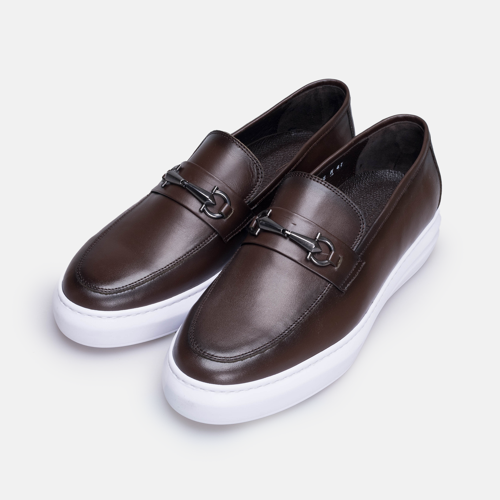 Volzak 5416 Brown leather sneakers