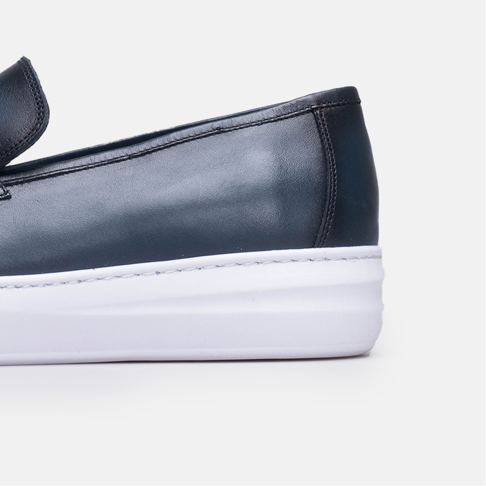 Volzak 5416 leather sneaker Blue
