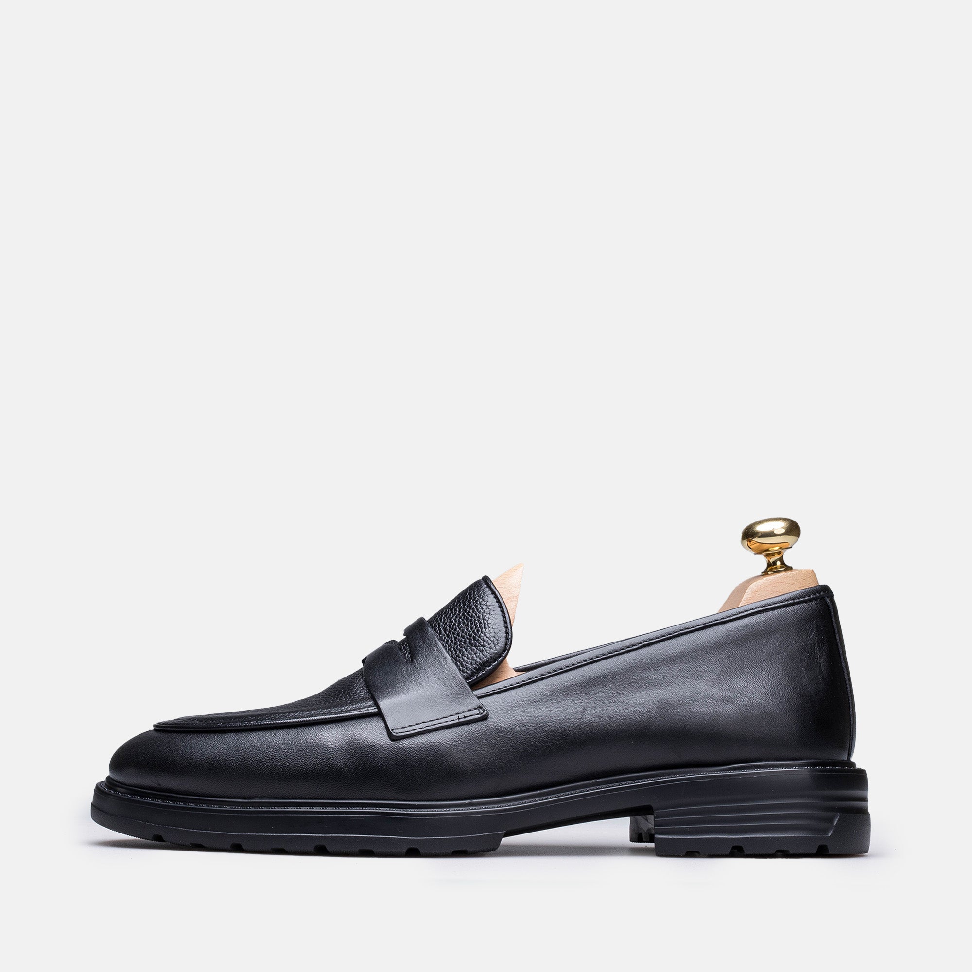 Volzak 2149 s leather shoe Black