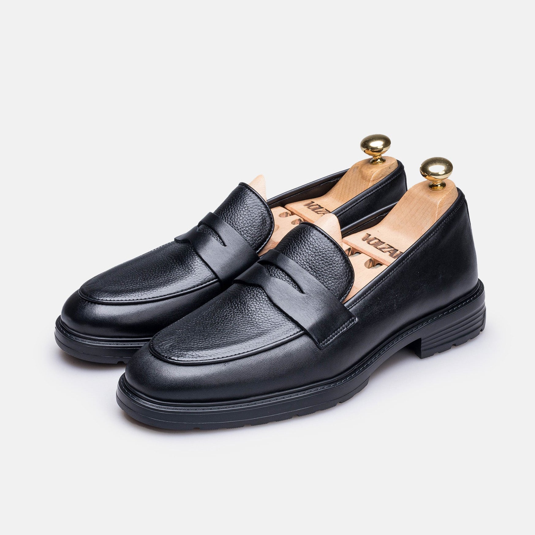 Volzak 2149 s leather shoe Black