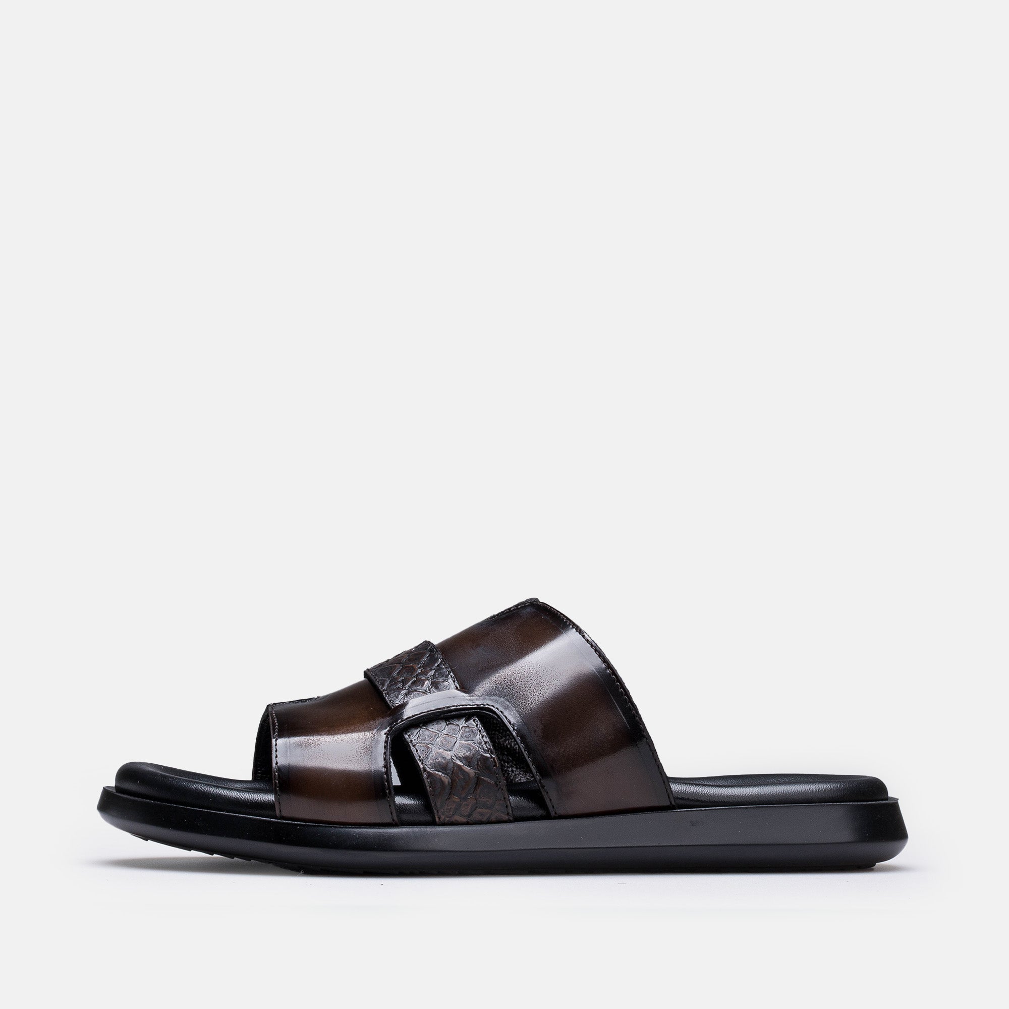 Volzak 5414 Leather Sandal Removable Brown