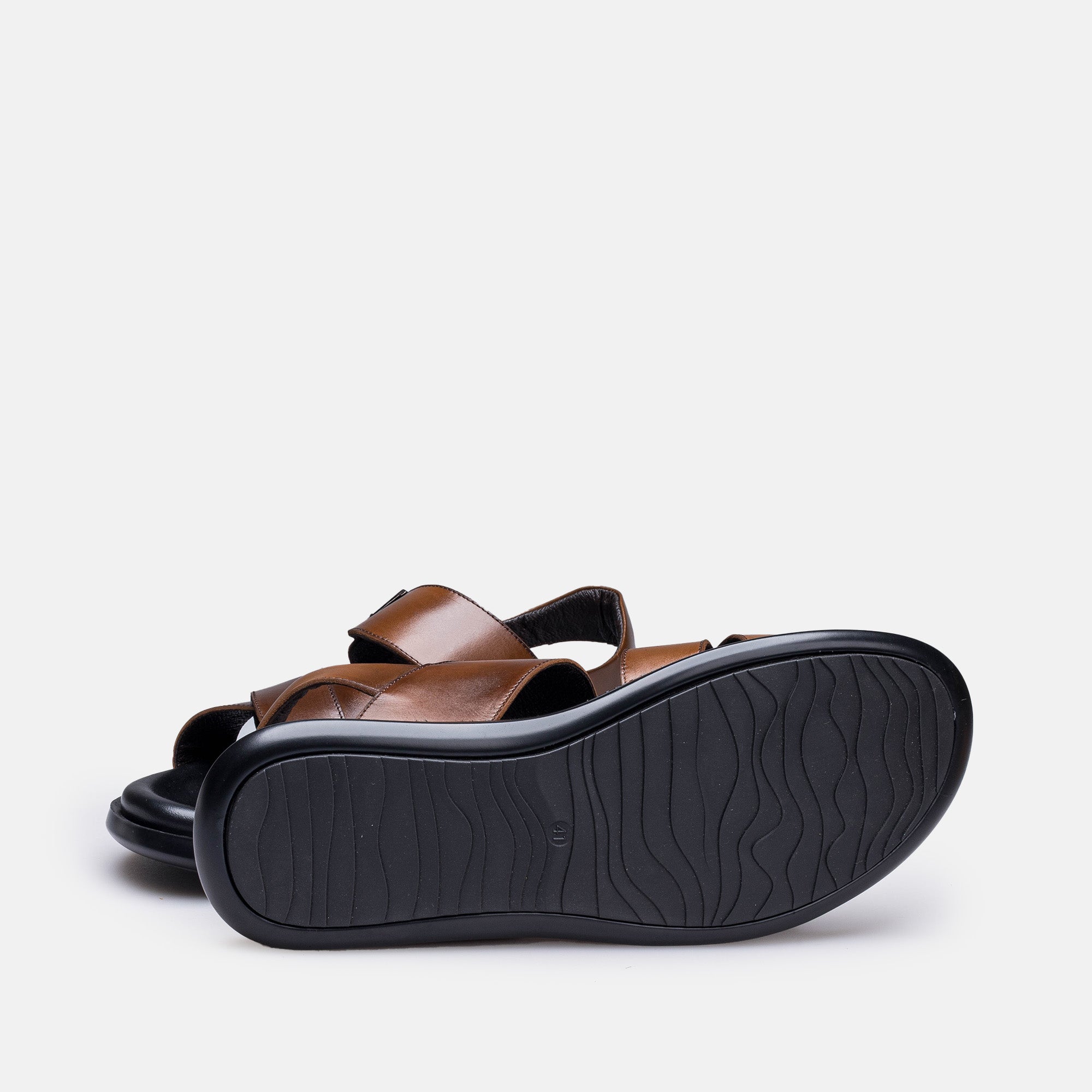 Volzak 5415 Vintage Brown Leather Sandal