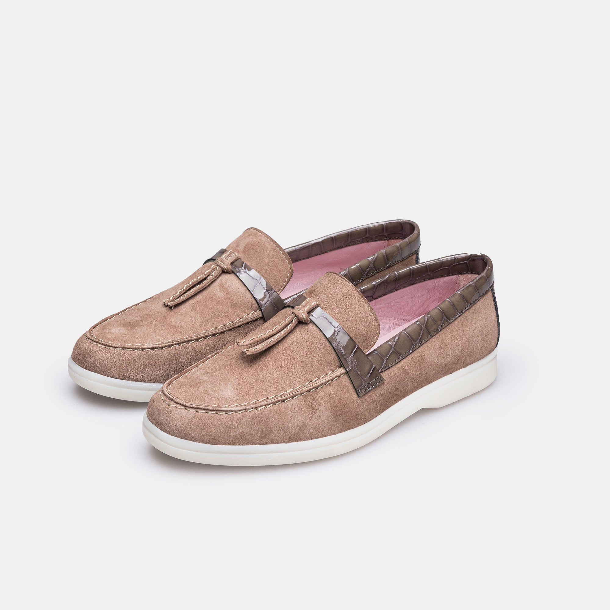 Volzak 1007 s Taupe Suede Shoe