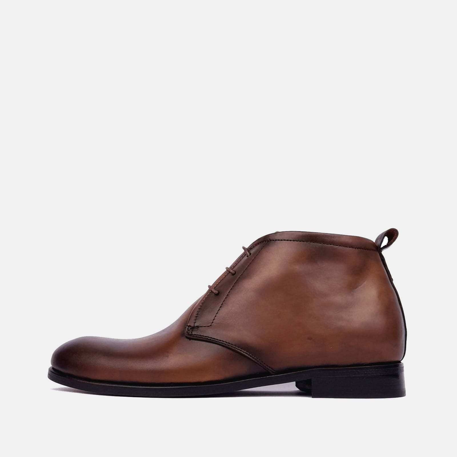 Volzak 5104 Vintage Brown Leather Ankle Boot