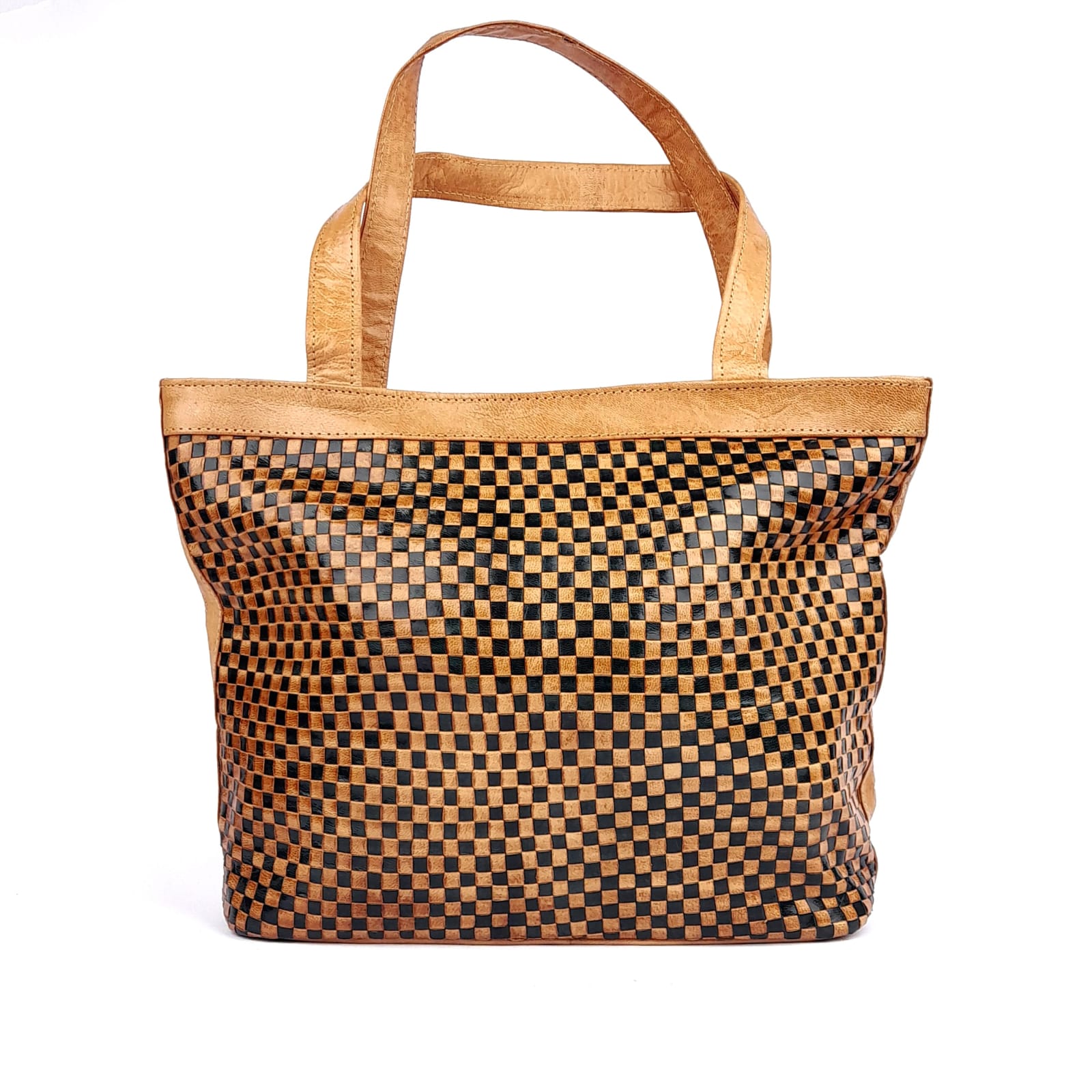 D34 Traditional Leather Handbag Sand