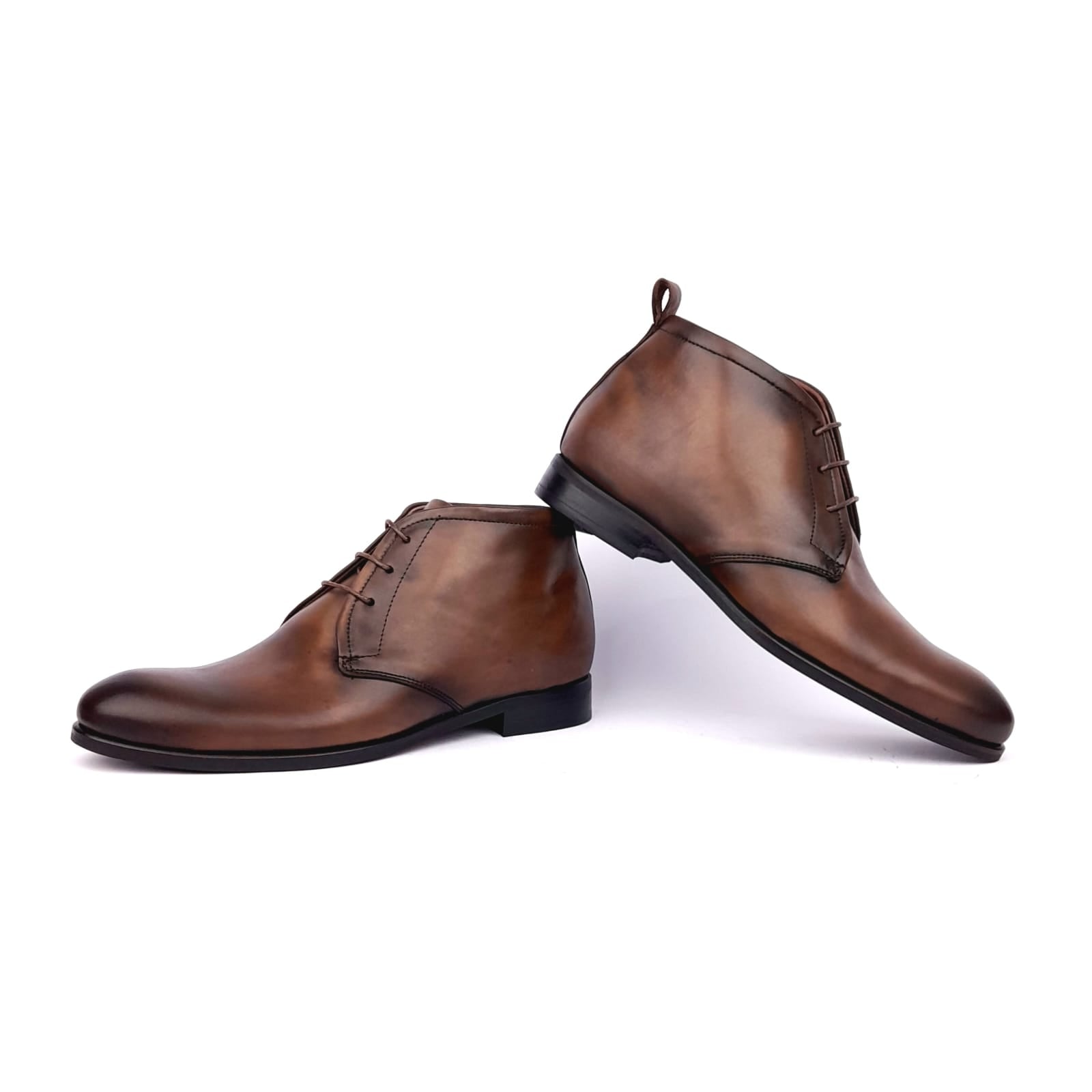 Volzak 5104 Vintage Brown Leather Ankle Boot