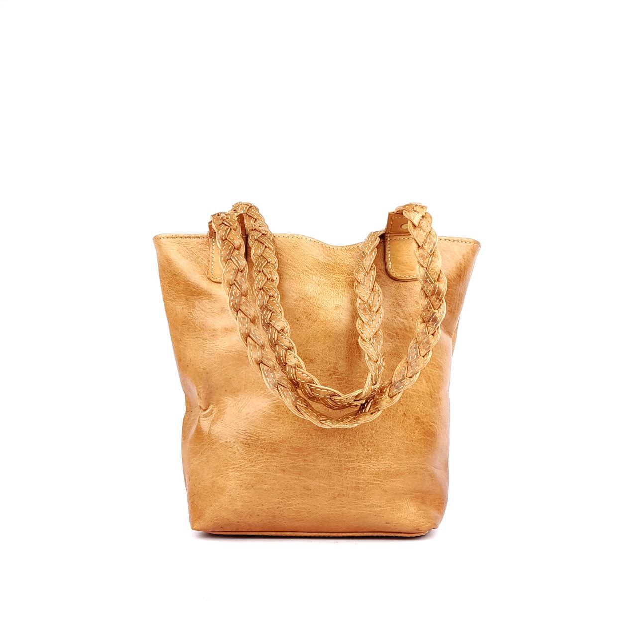 A76 traditional Leather Women's Bag Sand